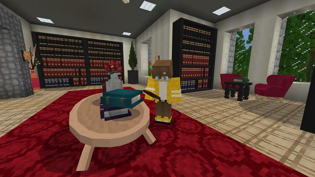 Screenshot of the Minecraft Bedrock Marketplace product Luxury Furniture: Grand Villa created by Impulse.