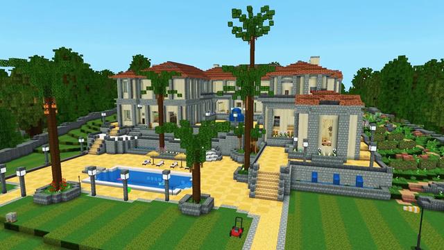 Screenshot of the Minecraft Bedrock Marketplace product Luxury Furniture: Grand Villa created by Impulse.