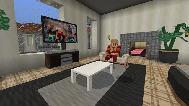Screenshot of the Minecraft Bedrock Marketplace product Luxury Furniture: Grand Villa created by Impulse.