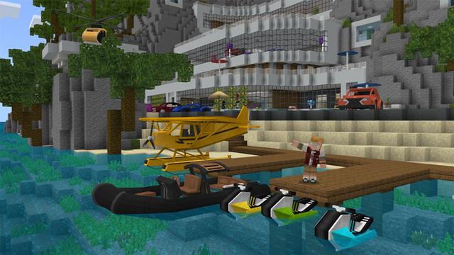 Screenshot of the Minecraft Bedrock Marketplace product Luxury Island Mansion created by Impulse.