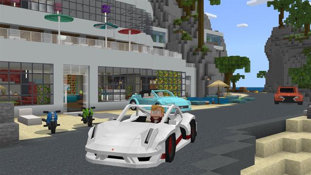 Screenshot of the Minecraft Bedrock Marketplace product Luxury Island Mansion created by Impulse.