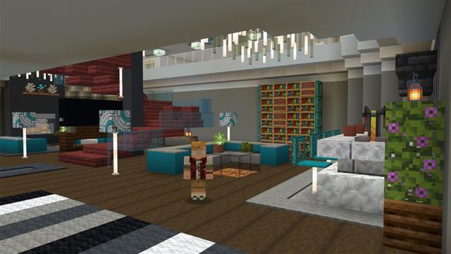 Screenshot of the Minecraft Bedrock Marketplace product Luxury Island Mansion created by Impulse.
