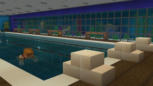 Screenshot of the Minecraft Bedrock Marketplace product Luxury Island Mansion created by Impulse.