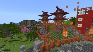 Screenshot of the Minecraft Bedrock Marketplace product Modern Japan created by Impulse.