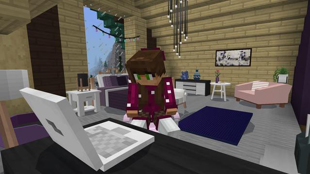 Screenshot of the Minecraft Bedrock Marketplace product Mountain Mansion created by Impulse.