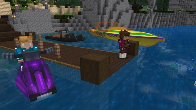Screenshot of the Minecraft Bedrock Marketplace product Mountain Mansion created by Impulse.