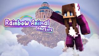 Thumbnail of the Minecraft Bedrock Marketplace product Rainbow Animal Onesies created by Impulse.