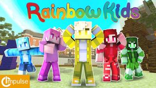 Thumbnail of the Minecraft Bedrock Marketplace product Rainbow Kids created by Impulse.