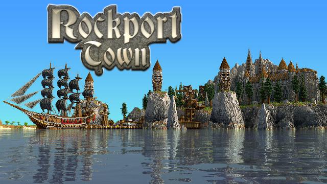 Thumbnail of the Minecraft Bedrock Marketplace product Rockport Town created by Impulse.