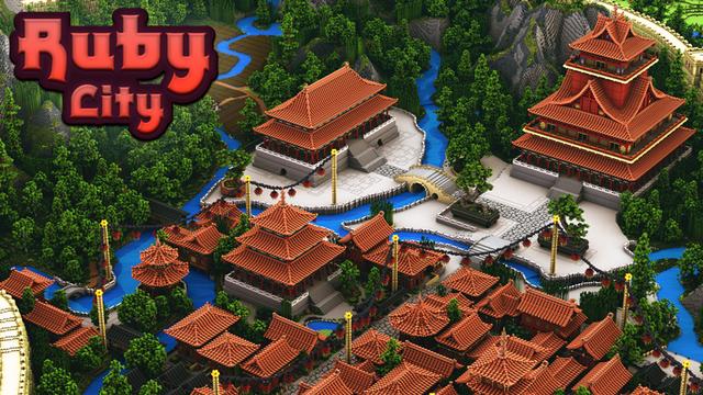 Thumbnail of the Minecraft Bedrock Marketplace product Ruby City created by Impulse.
