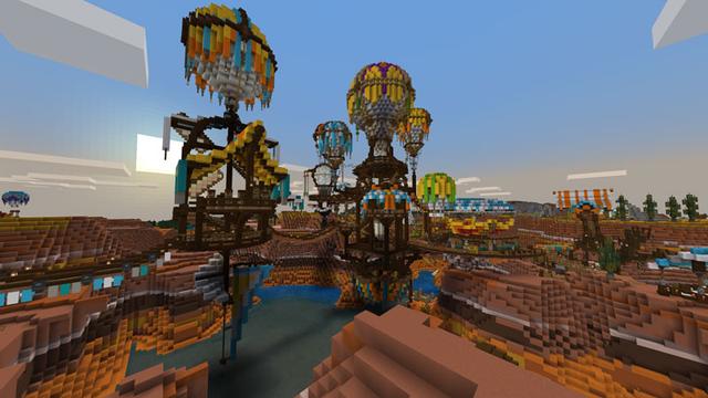 Screenshot of the Minecraft Bedrock Marketplace product Rustydust Frontier created by Impulse.