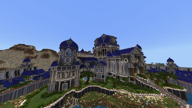 Screenshot of the Minecraft Bedrock Marketplace product Sapphire City created by Impulse.