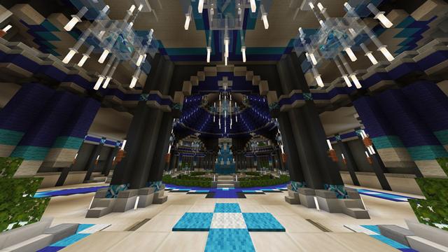 Screenshot of the Minecraft Bedrock Marketplace product Sapphire City created by Impulse.