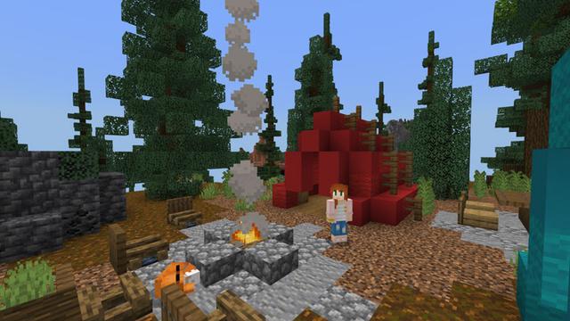 Screenshot of the Minecraft Bedrock Marketplace product Sky Island Survival Challenge created by Impulse.