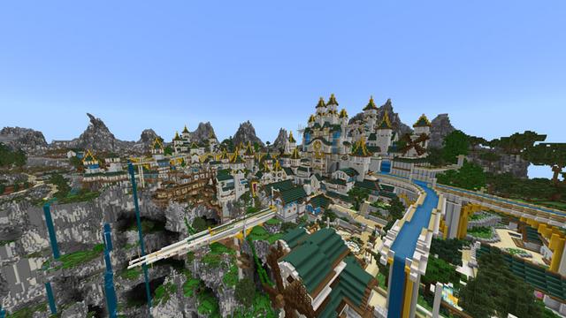 Screenshot of the Minecraft Bedrock Marketplace product The Abyss created by Impulse.