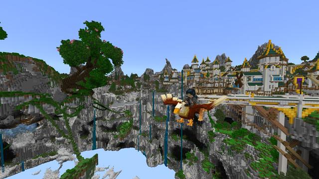 Screenshot of the Minecraft Bedrock Marketplace product The Abyss created by Impulse.