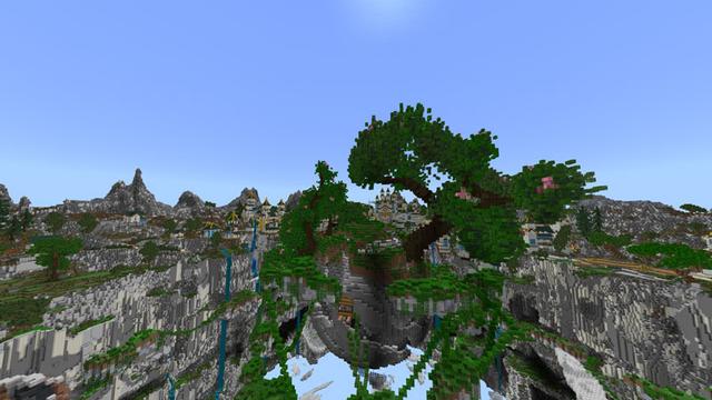 Screenshot of the Minecraft Bedrock Marketplace product The Abyss created by Impulse.