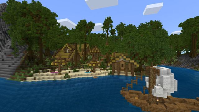 Screenshot of the Minecraft Bedrock Marketplace product Tropical Islands created by Impulse.