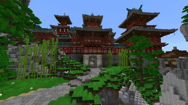 Screenshot of the Minecraft Bedrock Marketplace product Valley of the Dragon created by Impulse.