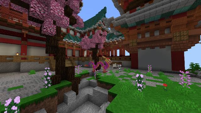 Screenshot of the Minecraft Bedrock Marketplace product Valley of the Dragon created by Impulse.
