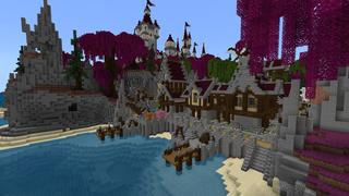 Screenshot of the Minecraft Bedrock Marketplace product Violet Castle created by Impulse.