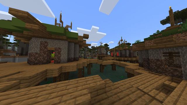 Screenshot of the Minecraft Bedrock Marketplace product Wet Lands created by Impulse.