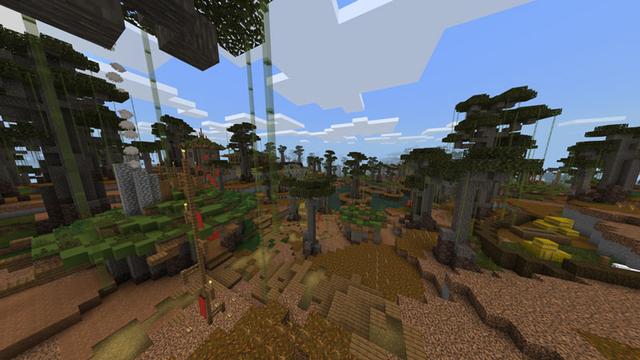 Screenshot of the Minecraft Bedrock Marketplace product Wet Lands created by Impulse.