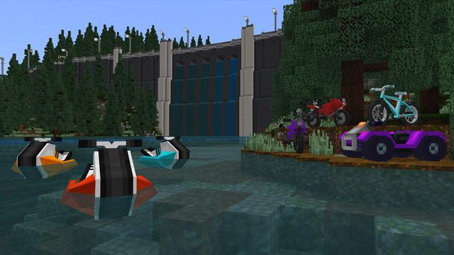 Screenshot of the Minecraft Bedrock Marketplace product Woodland City created by Impulse.