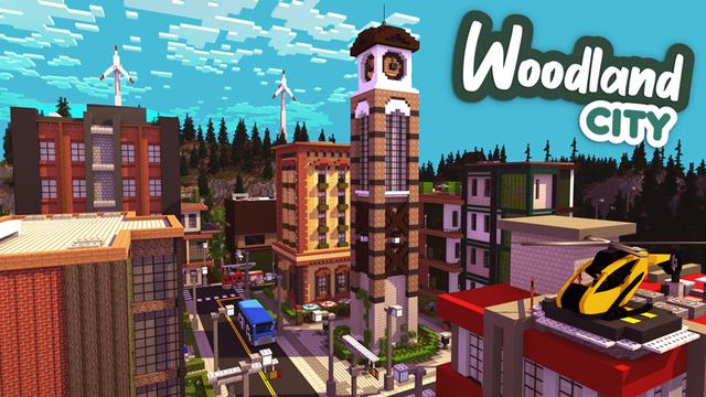 Thumbnail of the Minecraft Bedrock Marketplace product Woodland City created by Impulse.