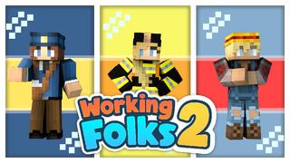 Thumbnail of the Minecraft Bedrock Marketplace product Working Folk 2 created by Impulse.