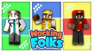 Thumbnail of the Minecraft Bedrock Marketplace product Working Folk created by Impulse.