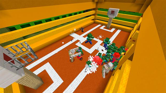 Screenshot of the Minecraft Bedrock Marketplace product 100 Days Zombie Bunker created by In Mine.