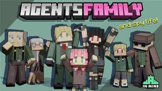 Thumbnail of the Minecraft Bedrock Marketplace product Agents Family created by In Mine.