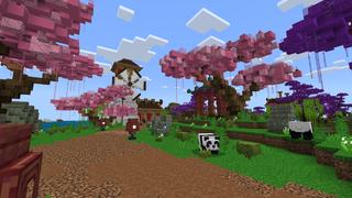 Screenshot of the Minecraft Bedrock Marketplace product Anime Biome created by In Mine.