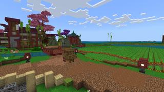 Screenshot of the Minecraft Bedrock Marketplace product Anime Biome created by In Mine.