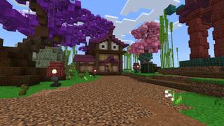 Screenshot of the Minecraft Bedrock Marketplace product Anime Biome created by In Mine.