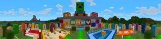 Panorama of the Minecraft Bedrock Marketplace product Baby World created by In Mine.