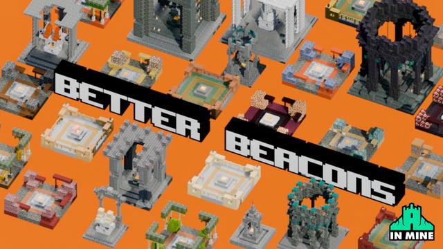 Thumbnail of the Minecraft Bedrock Marketplace product Better Beacons created by In Mine.
