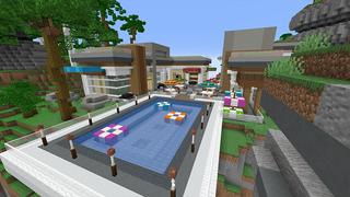 Screenshot of the Minecraft Bedrock Marketplace product Billionaire Mansion created by In Mine.