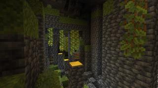 Screenshot of the Minecraft Bedrock Marketplace product Cave Parkour created by In Mine.