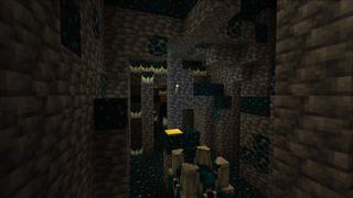 Screenshot of the Minecraft Bedrock Marketplace product Cave Parkour created by In Mine.