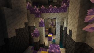 Screenshot of the Minecraft Bedrock Marketplace product Cave Parkour created by In Mine.