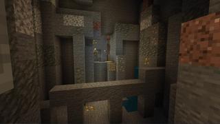 Screenshot of the Minecraft Bedrock Marketplace product Cave Parkour created by In Mine.