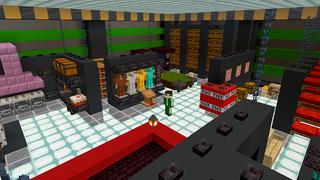 Screenshot of the Minecraft Bedrock Marketplace product City Zombie Bunker created by In Mine.