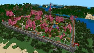 Screenshot of the Minecraft Bedrock Marketplace product Cozy Village created by In Mine.