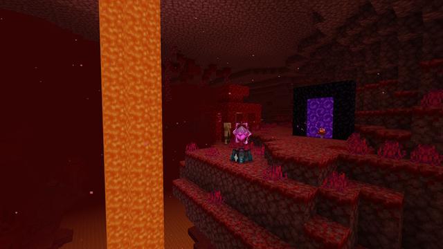Screenshot of the Minecraft Bedrock Marketplace product Crystal Gateways created by In Mine.