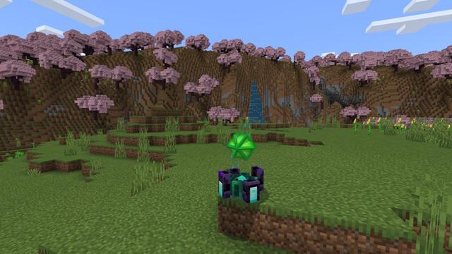 Screenshot of the Minecraft Bedrock Marketplace product Crystal Gateways created by In Mine.