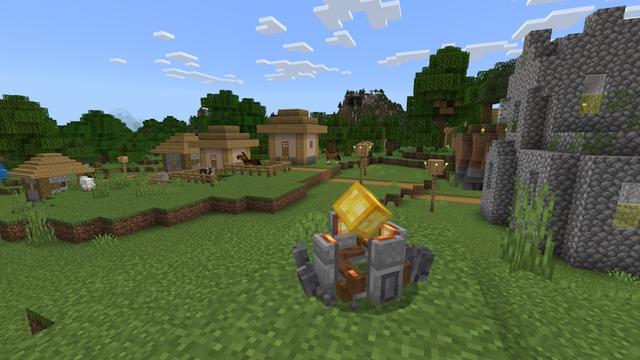 Screenshot of the Minecraft Bedrock Marketplace product Crystal Gateways created by In Mine.
