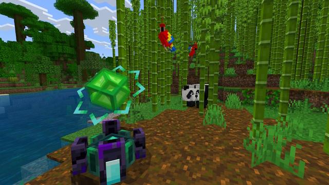 Screenshot of the Minecraft Bedrock Marketplace product Crystal Gateways created by In Mine.