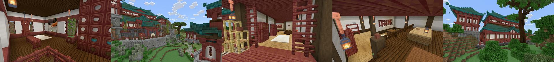 Panorama of the Minecraft Bedrock Marketplace product Dojo created by In Mine.